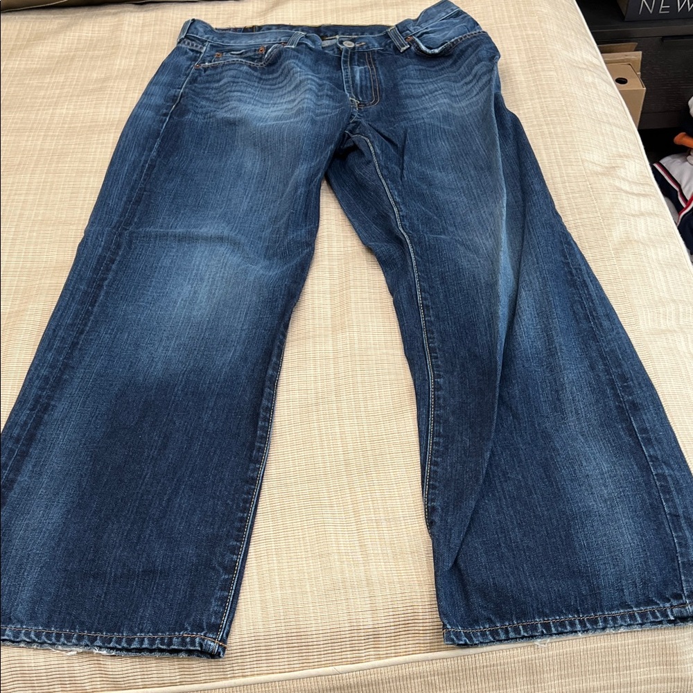Lucky Brand Relaxed Fit Dark Blue Jeans